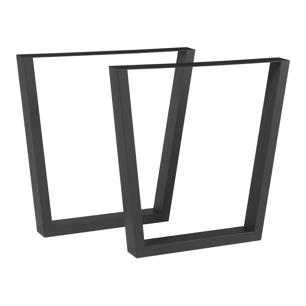 Rama stołu zestaw 2 Lalling czarny [en.casa]