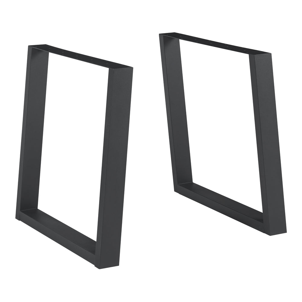 Stelaż do stołu zestaw 2 sztuk Lülsfeld czarny [en.casa]