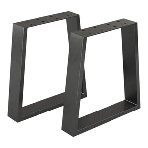 Tischgestell Marstal 42x40cm Schwarz [en.casa] - premiumXL