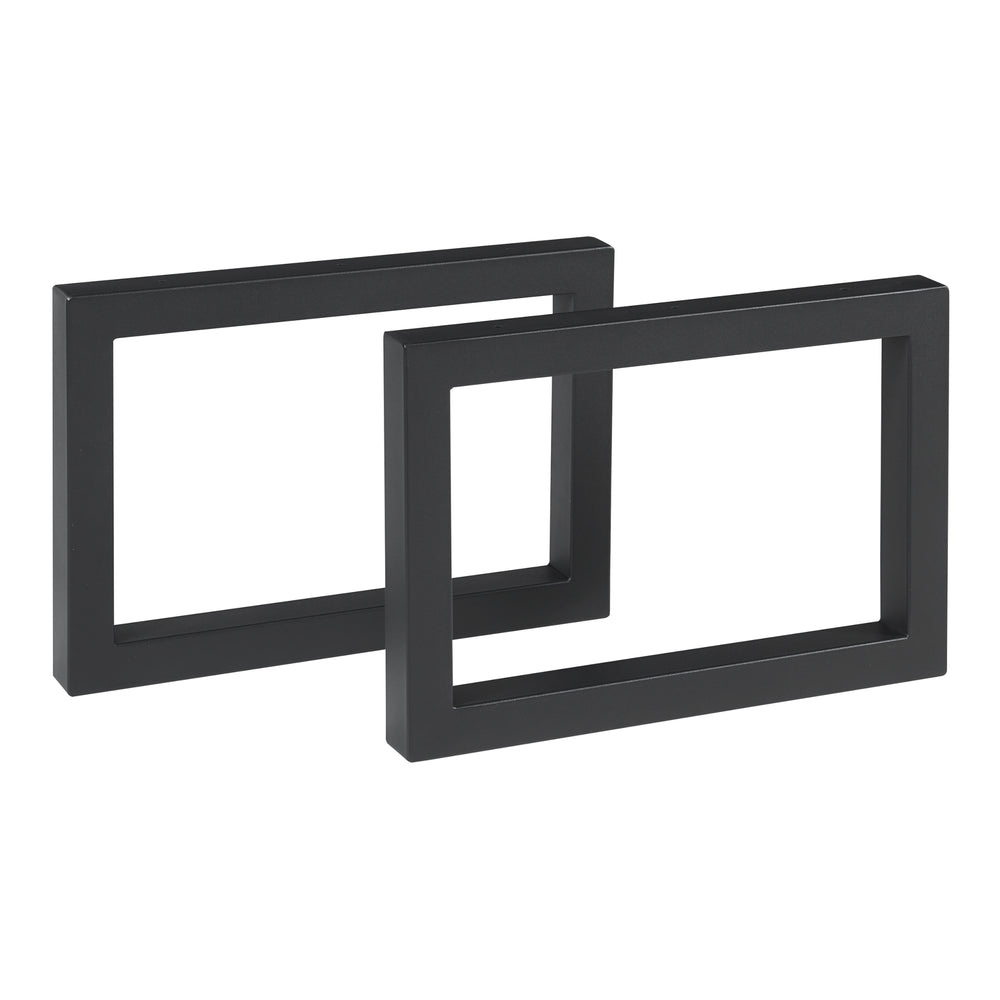 Tischgestell 2er Set Lunderskov 35x50cm Schwarz [en.casa] - premiumXL