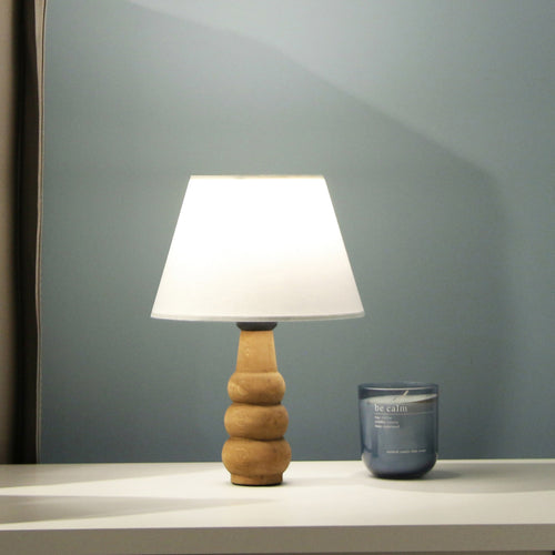 Lampa stołowa Poole 1xE27 biała [lux.pro]