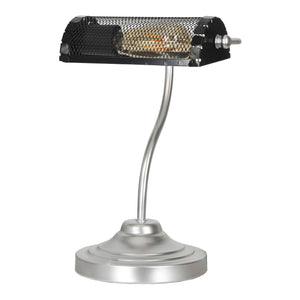 Lampa stołowa Ditton srebrny / czarny [lux.pro]