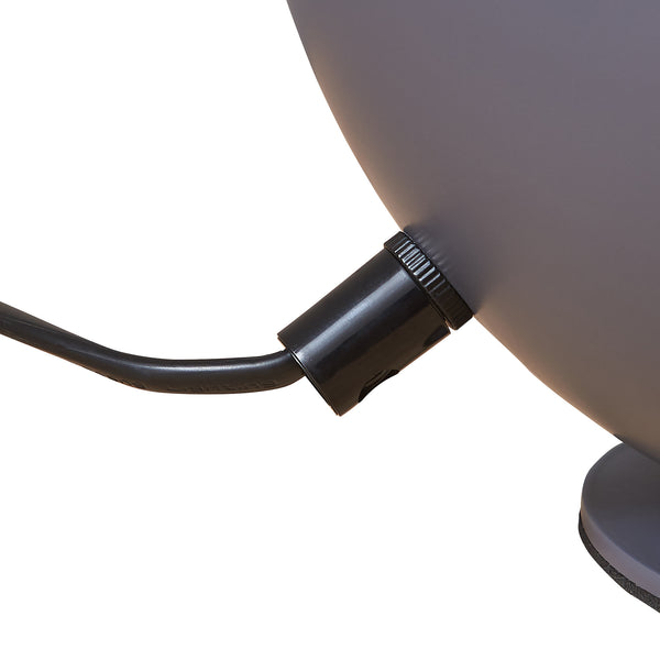 Lampa stołowa Lukkodso 1xE27 Ø20x20 cm metal [lux.pro]