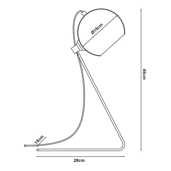 Lampa stołowa Oldibro [lux.pro]