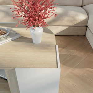 Stolik kawowy Klipsari 75x75x40 cm [en.casa]