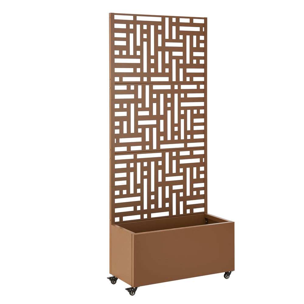 Ścianka działowa Bernalda ze skrzynką na kwiaty [casa.pro]