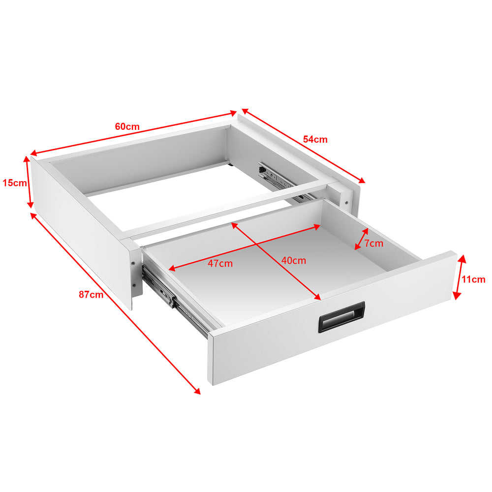 Verbindungsrahmen für Waschmaschine/Trockner versch. Modelle [en.casa] - premiumXL