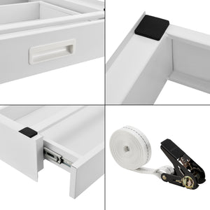 Rama montażowa Buxton do pralki/suszarki [en.casa]