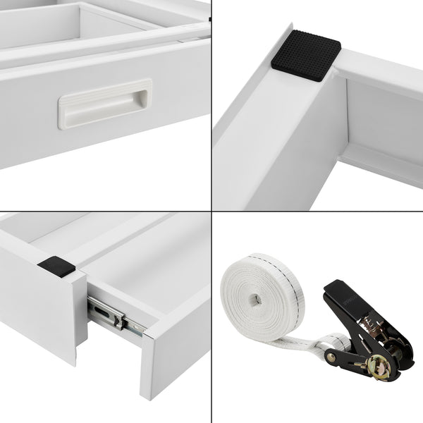 Rama montażowa Buxton do pralki/suszarki [en.casa]