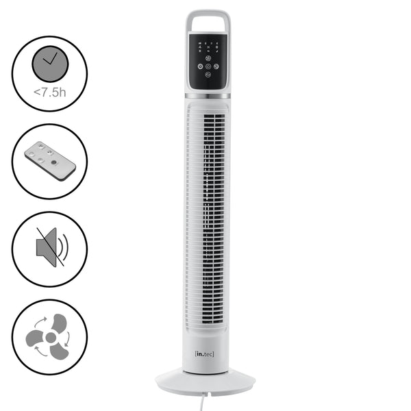 Wentylator stojący Towervent 40W 3 tryby pracy Czarny in.tec