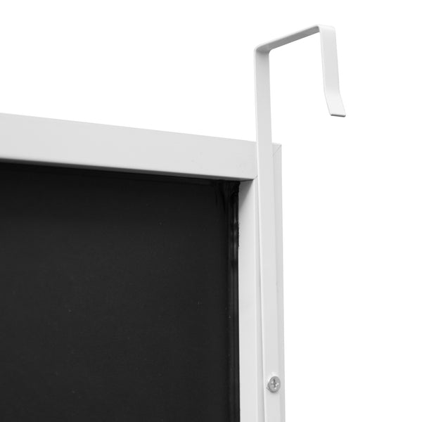 Lustro drzwiowe Lesina rama aluminiowa 120x37cm [en.casa]