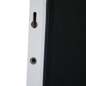 Lustro drzwiowe Lesina rama aluminiowa 120x37cm [en.casa]