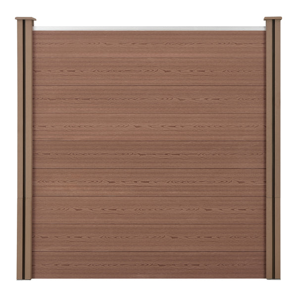 Ogrodzenie ogrodowe Segovia WPC w różnych wzorach wzory [neu.holz]