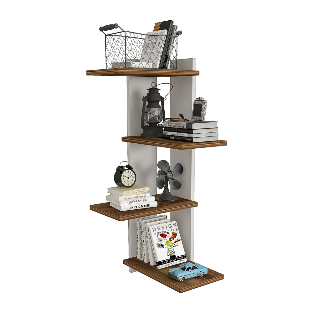 Półka ścienna Hasvik 39,5x39,5x90 cm [en.casa] - premiumXL