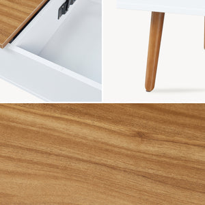 Stolik kawowy z miejscem do przechowywania Flesen [en.casa]