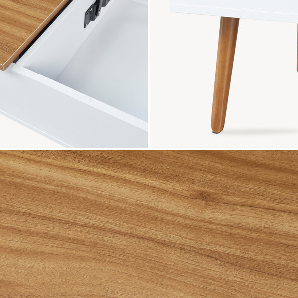 Stolik kawowy z miejscem do przechowywania Flesen [en.casa]