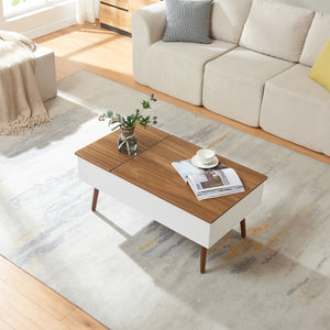 Stolik kawowy z miejscem do przechowywania Flesen [en.casa]