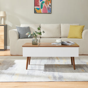 Stolik kawowy z miejscem do przechowywania Flesen [en.casa]