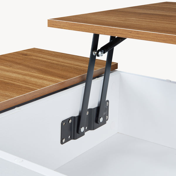 Stolik kawowy z miejscem do przechowywania Flesen [en.casa]