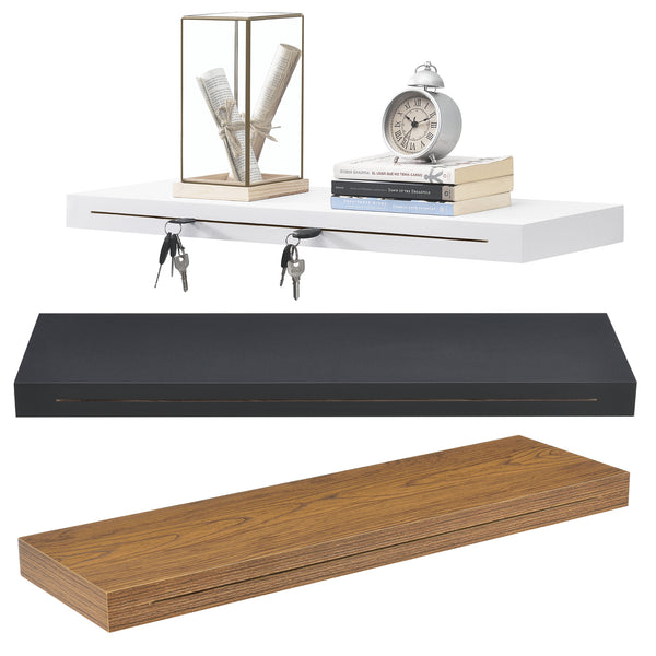 Półka ścienna 80 x 23,5 x 5 cm w różnych kolorach en.casa