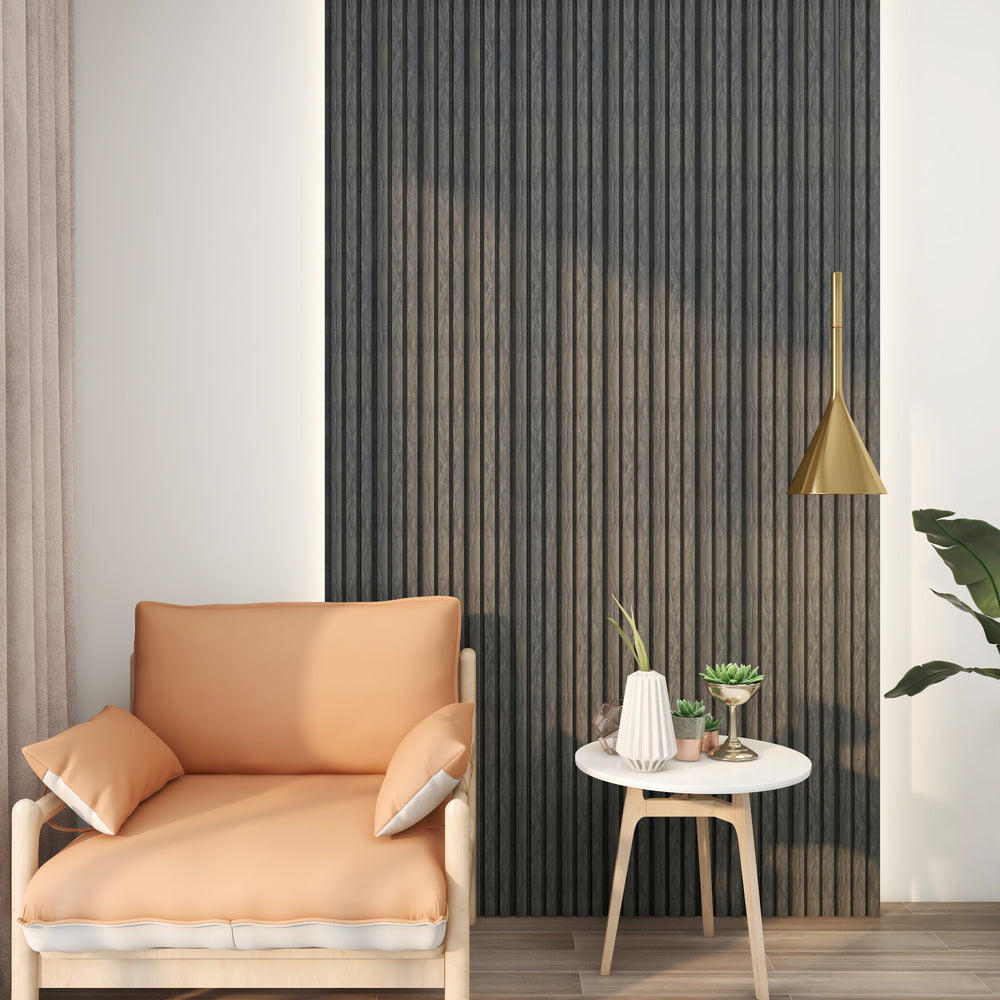 Panel ścienny 3D Brunssum Set 195x12,2 cm marmurowo-szary [NEU.HOLZ]