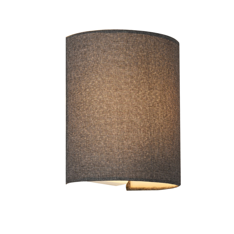 Szkic wymiarowy Lampa ścienna Brussels szara zestaw 2 / 3 [lux.pro]