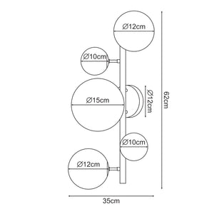 Lampa ścienna Makkor [lux.pro]