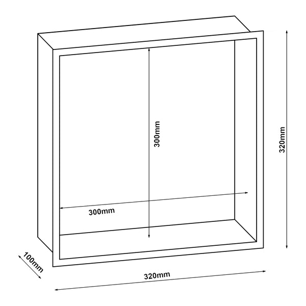 Wnęka ścienna Kristinehamn w różnych kolorach i rozmiarach [neu.haus]