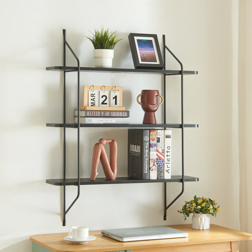 Półka ścienna Østfold 100x80x21 cm [en.casa]