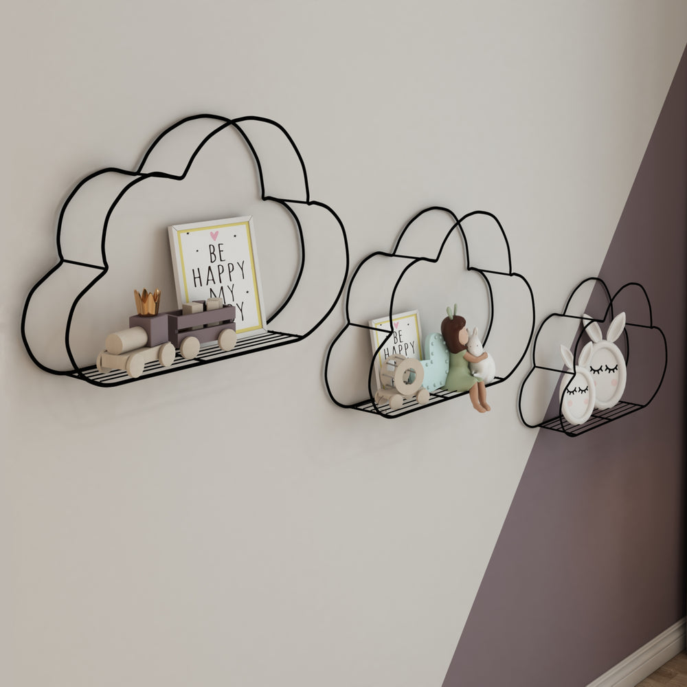 Zestaw półek ściennych Tønder w zestawie 3 [en.casa]