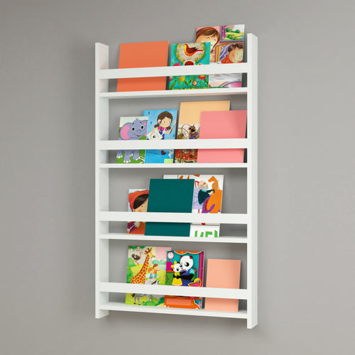 Kinderregal Sotenäs 120x74x10cm Weiß [en.casa] - premiumXL