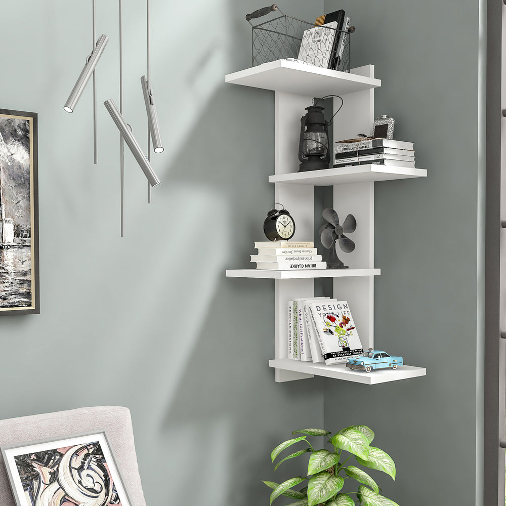 Wandregal Hasvik 39,5x39,5x90 cm [en.casa] - premiumXL