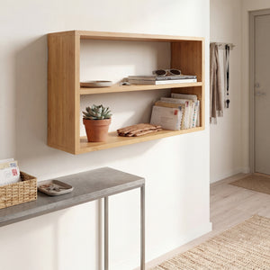 Półka ścienna Gol 50x15x30 cm bambus [en.casa]