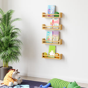 Półka ścienna Nykarleby zestaw 4 [en.casa]