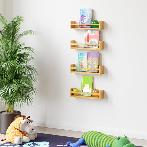 Półka ścienna Nykarleby zestaw 4 [en.casa]