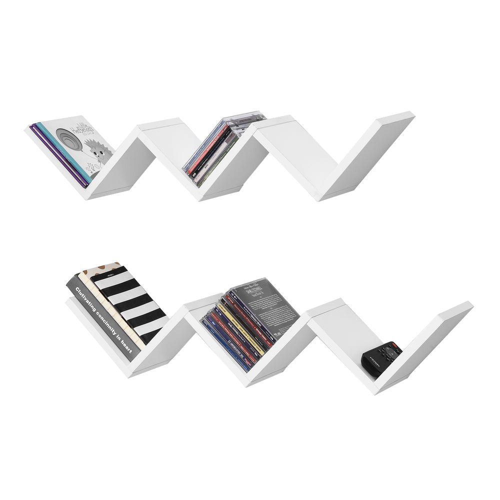 Półka ścienna Askim 72x15x14 cm zestaw 2 szt. różne kolory en.casa