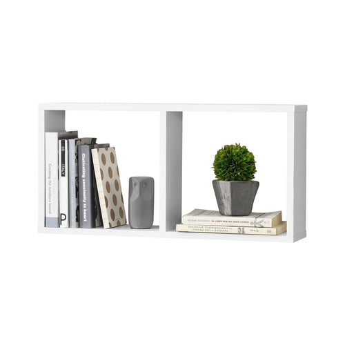 Półka ścienna Karasjok 60 x 14,5 x 30 cm z 2 przegródkami na różne kolory en.casa