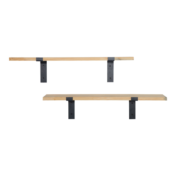 Półka ścienna Løgstør w zestawie 2 sztuk w różnych kolorach. kolory [en.casa]