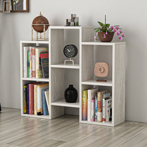 Wielofunkcyjna półka Aabybro z 6 schowkami o wymiarach 76 x 85 x 22 cm w różnych kolorach. kolory [en.casa]