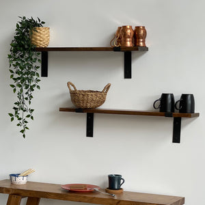 Półka ścienna Løgstør w zestawie 2 sztuk w różnych kolorach. kolory [en.casa]