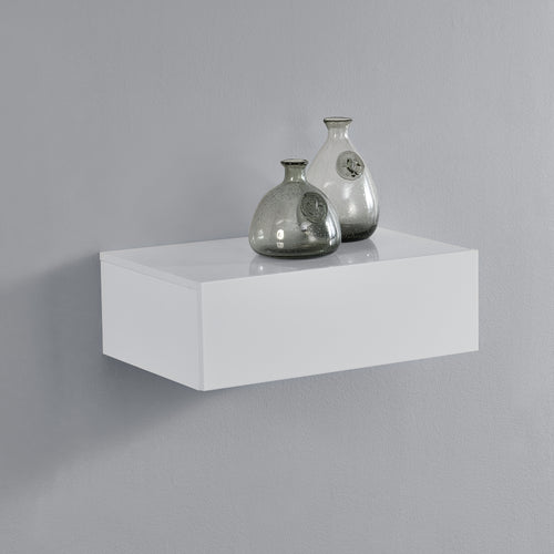 Półka ścienna Oslo z szufladą 46x30x15cm różne kolory [en.casa] - premiumXL