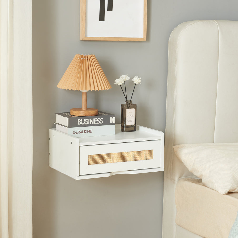 Półka ścienna Ljuredsø z szufladą 40x30x16,5 cm [en.casa]