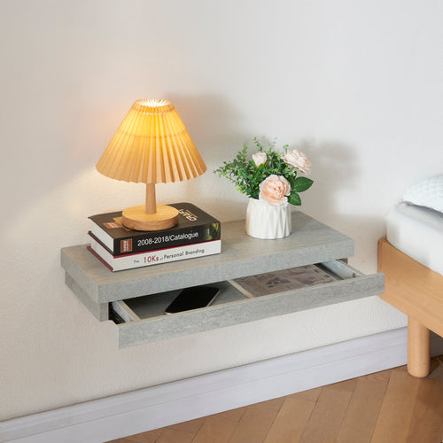 Wandregal Karkkila mit Schublade [en.casa] - premiumXL