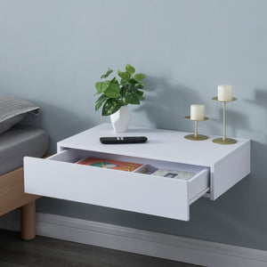 Półka ścienna Kärsämäki z szufladą [en.casa] - premiumXL