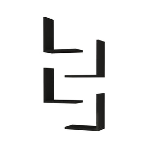 Półka ścienna Broby w zestawie 4 półek o wymiarach 30 x 30 x 16 cm w różnych kolorach. kolory [en.casa]