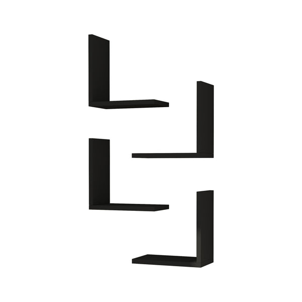 Półka ścienna Broby w zestawie 4 półek o wymiarach 30 x 30 x 16 cm w różnych kolorach. kolory [en.casa]