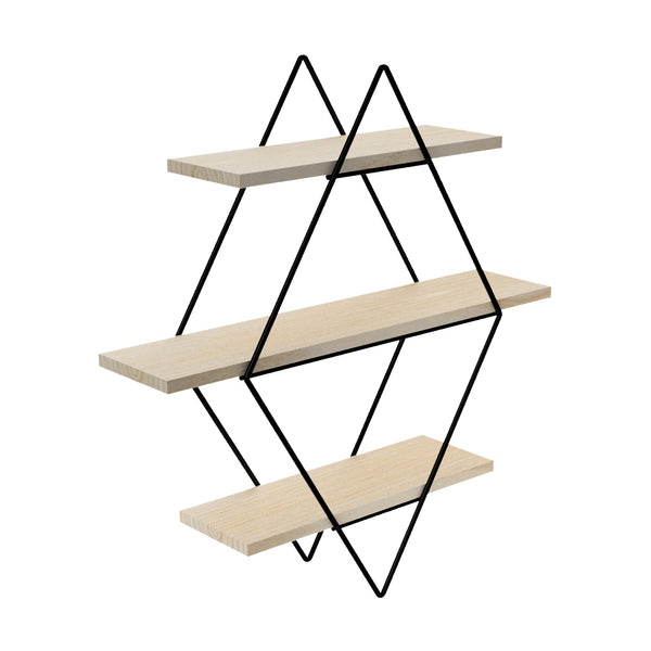 Półka ścienna Heinävesi 65x60x15 cm [en.casa]