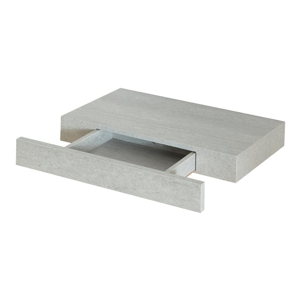 Półka ścienna Hyvinkää z szufladą [en.casa]