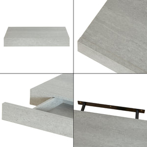 Półka ścienna Hyvinkää z szufladą [en.casa]