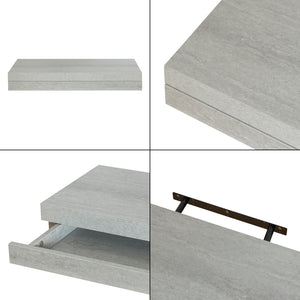 Półka ścienna Karkkila z szufladą [en.casa]